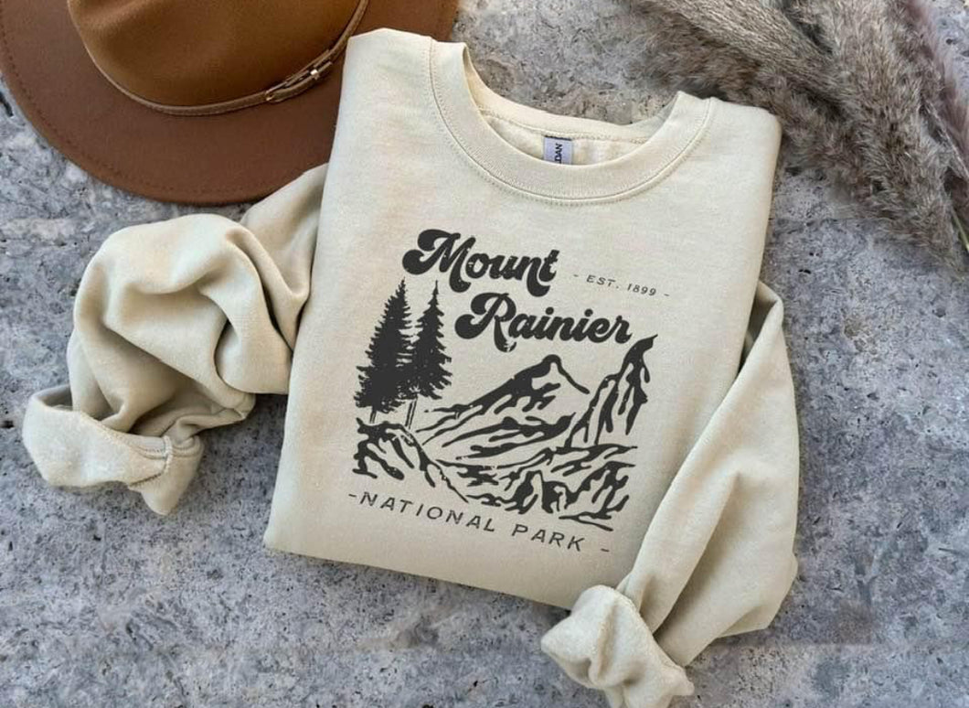 Mount Rainier National Park Sweatshirt