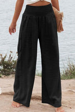 Load image into Gallery viewer, Smocked High Waist Wide Leg Pants

