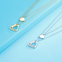 Load image into Gallery viewer, Cutout Heart Double-Layered Necklace

