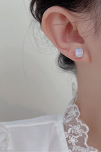 Load image into Gallery viewer, High Quality Natural Moonstone 925 Sterling Silver Stud Earrings
