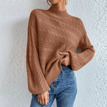Load image into Gallery viewer, Long Sleeve Mock Neck Sweater
