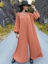 Load image into Gallery viewer, Oversized Long Sleeve Wide Leg Jumpsuit
