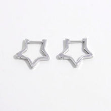 Load image into Gallery viewer, 925 Sterling Silver Star Earrings
