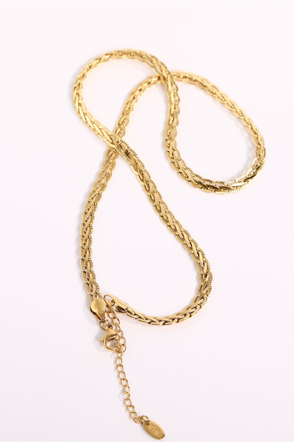 Stainless Steel Gold Tone Necklace