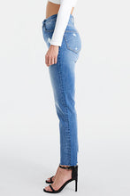 Load image into Gallery viewer, BAYEAS High Waist Distressed Raw Hew Skinny Jeans
