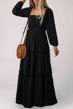 Load image into Gallery viewer, Square Neck Long Maxi Dress
