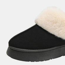 Load image into Gallery viewer, Furry Chunky Platform Slippers
