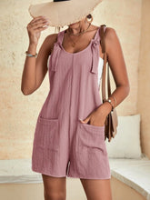 Load image into Gallery viewer, Scoop Neck Romper with Pockets
