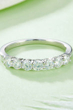 Load image into Gallery viewer, Moissanite Half-Eternity Ring

