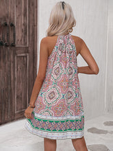 Load image into Gallery viewer, Bohemian Grecian Sleeveless Mini Dress
