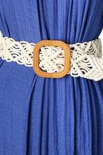 Load image into Gallery viewer, Wide Braid Belt with Resin Buckle
