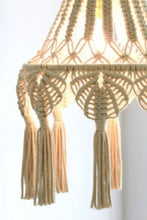 Load image into Gallery viewer, Macrame Hanging Lampshade
