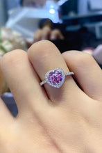 Load image into Gallery viewer, Lifelong Journey 1 Carat Moissanite Heart Ring
