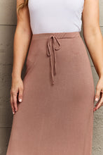 Load image into Gallery viewer, For The Day Flare Maxi Skirt in Chocolate
