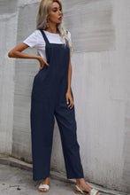 Load image into Gallery viewer, Garden Party Wide Leg Overalls with Front Pockets in Rust
