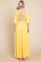 Load image into Gallery viewer, Backless Tiered Maxi Dress
