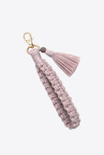 Load image into Gallery viewer, Wristlet Keychain with Tassel
