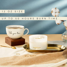 Load image into Gallery viewer, Luxury Vanilla Soy Candles | Large 3 Wick Jar Candle
