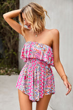 Load image into Gallery viewer, Smocked Waist Strapless Romper
