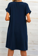 Load image into Gallery viewer, On The Go Short Sleeve Pocket Dress
