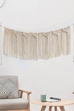 Load image into Gallery viewer, Fully Handmade Fringe Macrame Wall Hanging

