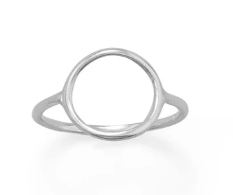 Precious Open Circle Ring