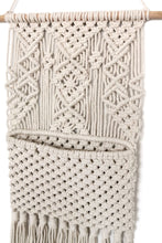 Load image into Gallery viewer, Macrame Storage Pocket Wall Hanging
