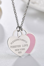 Load image into Gallery viewer, Please Return To Heart Pendant Stainless Steel Necklace
