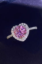 Load image into Gallery viewer, Lifelong Journey 1 Carat Moissanite Heart Ring
