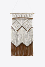 Load image into Gallery viewer, Two-Tone Handmade Macrame Wall Hanging
