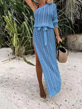 Load image into Gallery viewer, Single Shoulder Knit Dress
