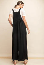 Load image into Gallery viewer, Sleeveless Ruched Wide Leg Overalls
