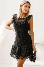 Load image into Gallery viewer, Lace Me Up Lace Mini Dress
