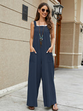 Load image into Gallery viewer, Square Neck Sleeveless Jumpsuit
