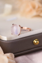 Load image into Gallery viewer, High Quality Natural Moonstone 925 Sterling Silver Side Stone Ring
