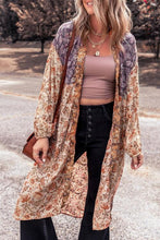 Load image into Gallery viewer, Floral Tassel Long Sleeve Cardigan
