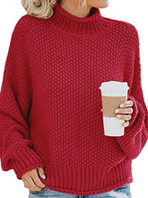 Load image into Gallery viewer, Turtleneck Oversized Sweater
