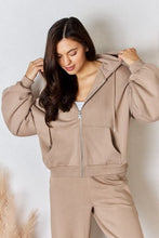 Load image into Gallery viewer, RISEN Oversized Zip Up Drawstring Hoodie
