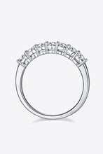 Load image into Gallery viewer, Moissanite Half-Eternity Ring
