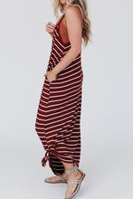 Load image into Gallery viewer, Striped Maxi Cami Dress with Pockets
