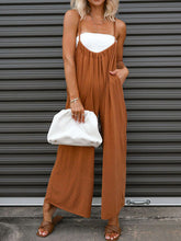 Load image into Gallery viewer, Ruched Spaghetti Strap Jumpsuit
