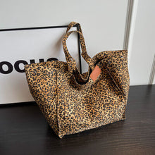 Load image into Gallery viewer, Leopard Canvas Tote Bag
