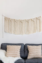 Load image into Gallery viewer, Fully Handmade Fringe Macrame Wall Hanging
