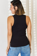 Load image into Gallery viewer, Ribbed Square Neck Racerback Tank
