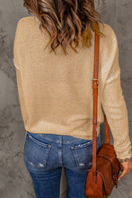 Load image into Gallery viewer, Dropped Shoulder Knit Top

